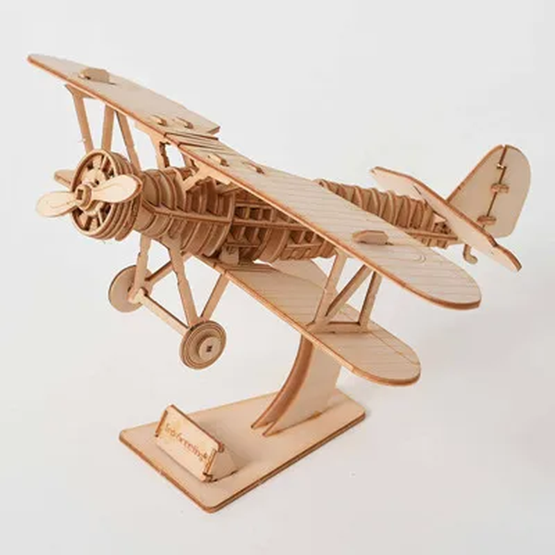 The Vintage Voyager's Collection: 3-in-1 Wooden Model Journey