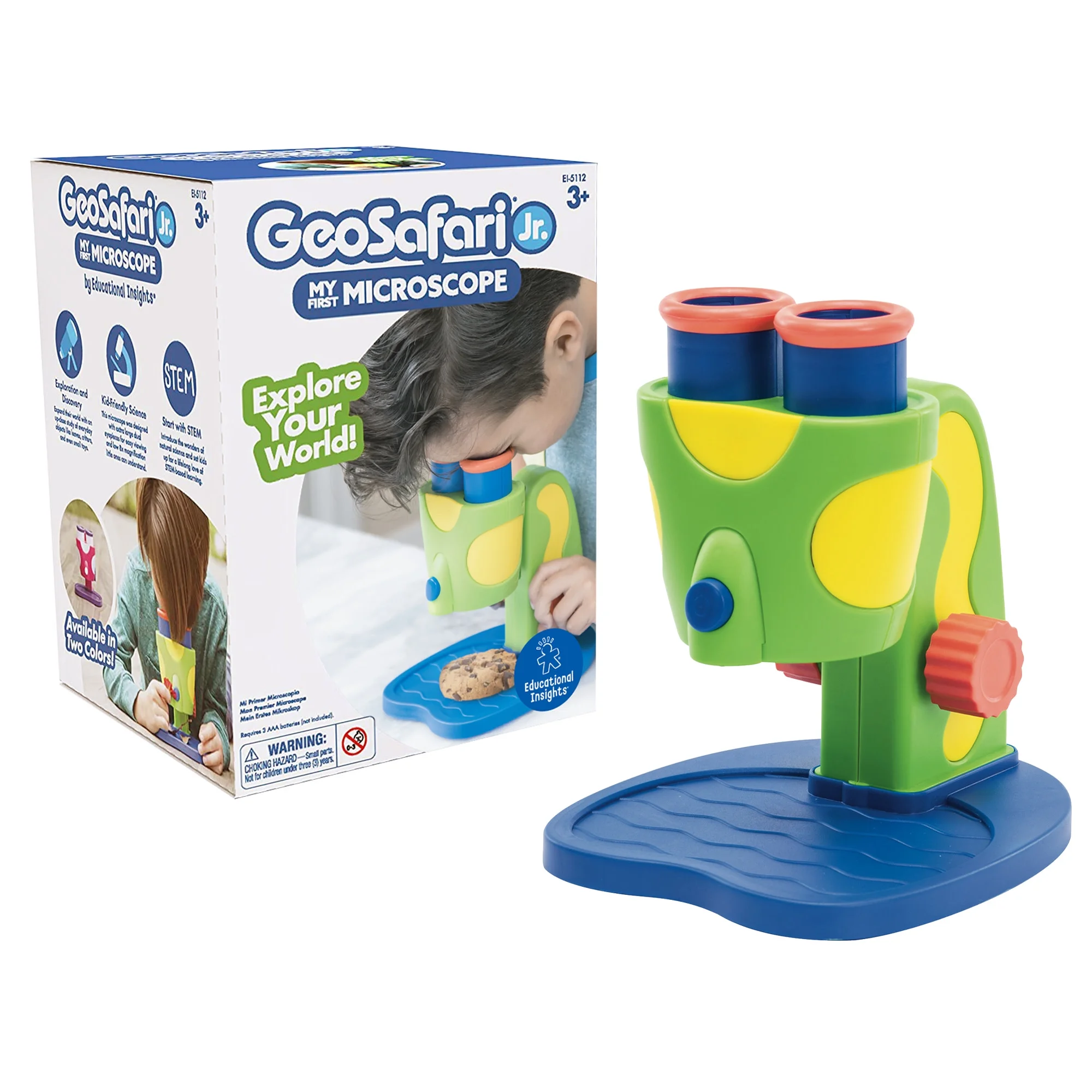 Geosafari My First Microscope, Science Toy for Kids Ages 3+
